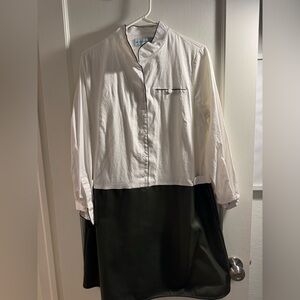 Tuckernuck Delphina faux leather dress